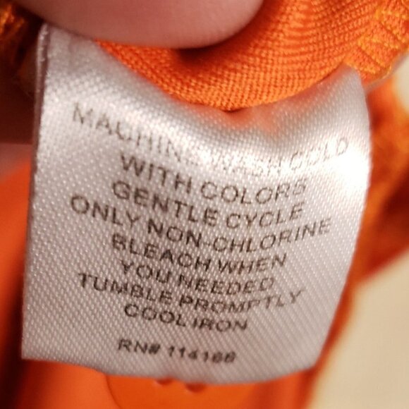 Chiliwear Mens Orange Oklahoma State University  Short Sleeve Polo Medium - Picture 7 of 7